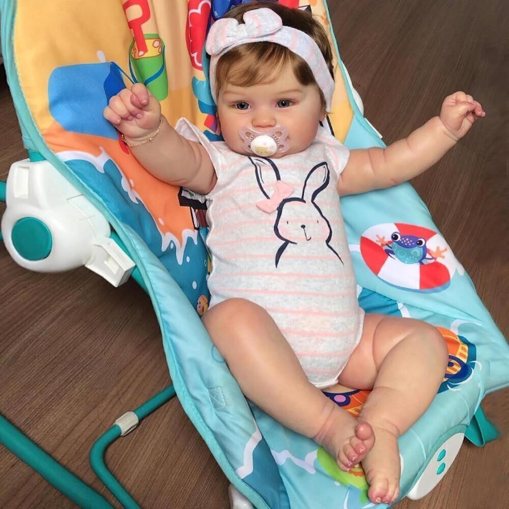 ❤️ 20 Inch Baby Girl Doll Full Body Vinyl  Newborn Baby